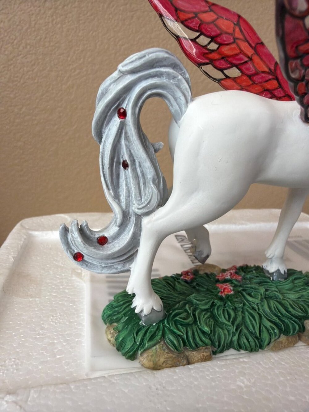 Hamilton Collection Jeweled Reflections Ruby Regalia Unicorn w/Box & COA Vintage - Picture 13 of 16